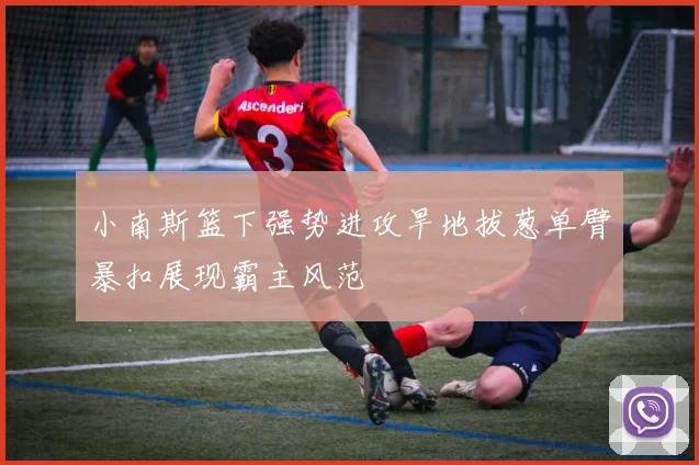 小南斯篮下强势进攻旱地拔葱单臂暴扣展现霸主风范